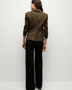 Aaliyah Knit Jacket in Acorn/Black