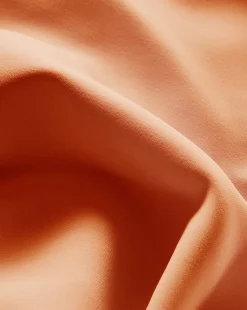 Absol Crepe Strapless Dress in Orange