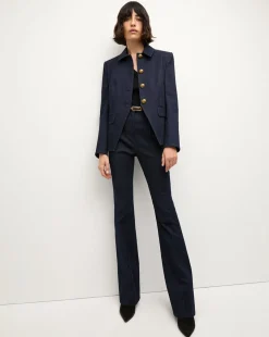 Aire Denim Dickey Jacket in Dark Wash