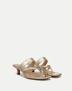 Alanis Sandal in Platinum