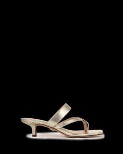 Alanis Sandal in Platinum