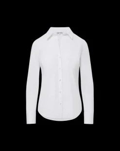 Amelia Button-Down Shirt in White