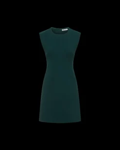 Anais Sheath Dress in Emerald Green