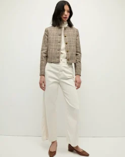 Andrea Plaid Jacket in Russet Multi