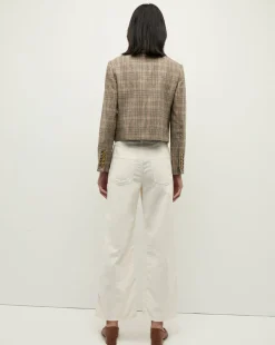 Andrea Plaid Jacket in Russet Multi