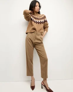 Anne Fairisle Pullover in Russet Multi