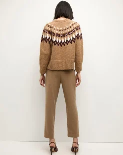 Anne Fairisle Pullover in Russet Multi