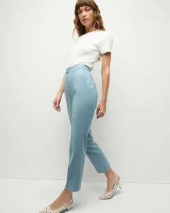 Arte High Waist Pants in Light Blue
