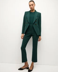 Arte High Waisted Pant in Dark Green