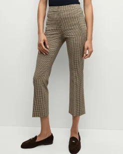 Arte Houndstooth Pants in Sand/Black