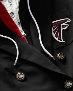 Atlanta Falcons Dickey Jacket in Black/Silver