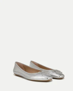 Beatrix Silver Metallic Ballet Flat