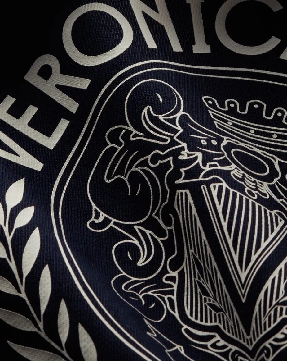 Beaumont Logo Sweatshirt in Navy