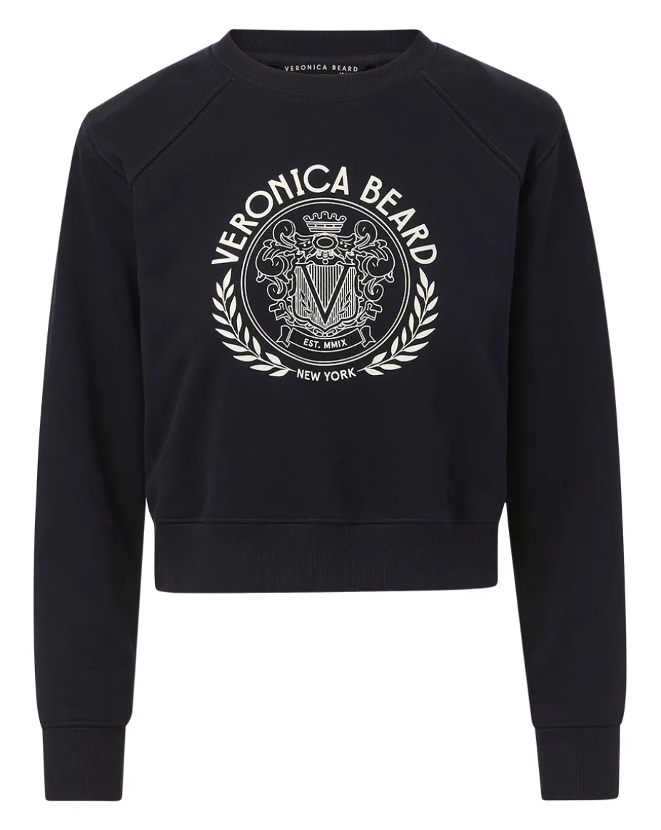 Beaumont Logo Sweatshirt in Navy