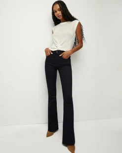 Beverly Skinny High-Rise Flare Jeans