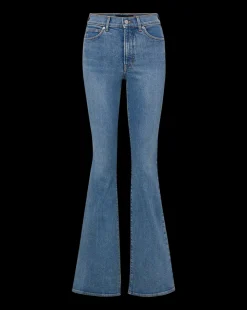 Beverly Skinny-Flare Jean in Light Blue Wash