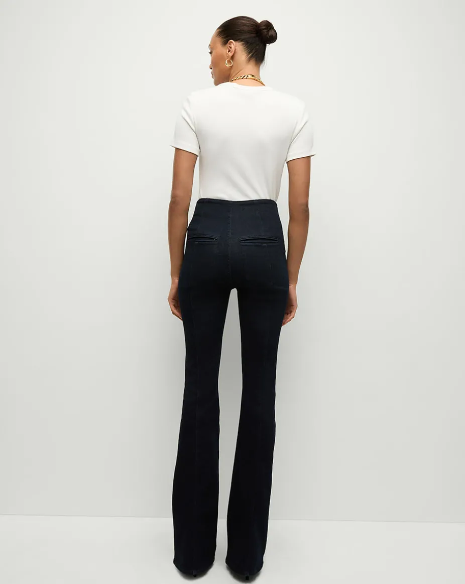 Beverly Skinny-Flare Jean in Indigo Wash