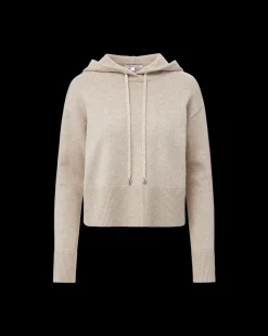 Billy Merino Cashmere Hoodie in Oatmeal