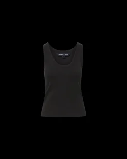 Birke Scoopneck Tank in Black