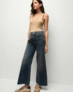 Birke Scoop-Neck Tank in Khaki