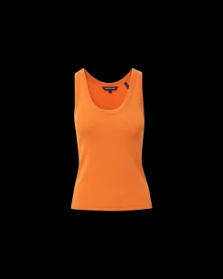 Birke Scoopneck Tank in Orange
