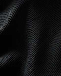 Briggita Knitted Halter Dress in Black