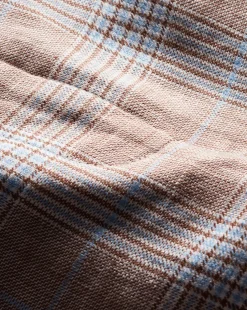 Brixton Linen Pant in Khaki Multi