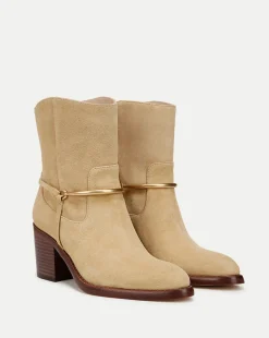 Camden Suede Bootie in Desert
