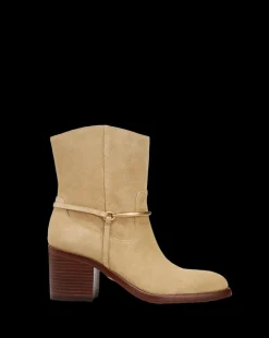 Camden Suede Bootie in Desert