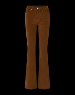 Cameron Corduroy Bootcut Pant in Brown