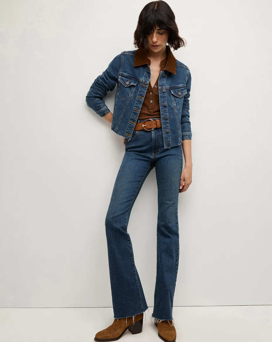 Cara Jean Jacket with Corduroy Collar