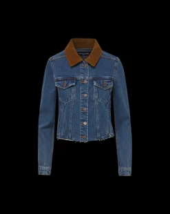 Cara Jean Jacket with Corduroy Collar