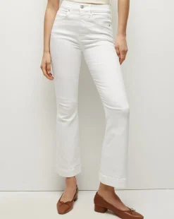 Carson Kick-Flare Jean | Extended in White
