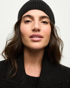Cashmere Beanie in Black