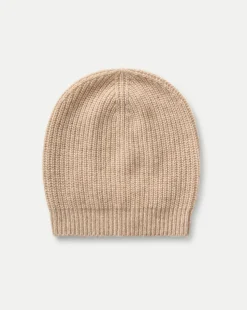 Cashmere Beanie in Oatmeal