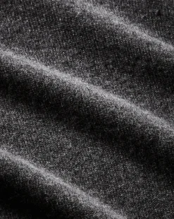 Cassidy Merino Cashmere Turtleneck Dress in Charcoal