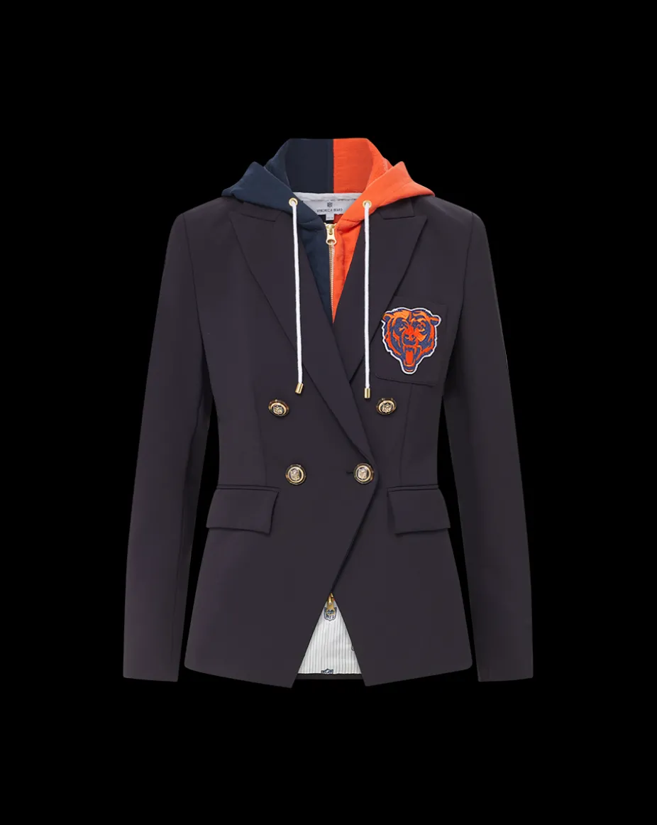 Chicago Bears Dickey Jacket in Navy/Gold