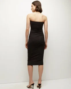 Cressida Strapless Dress in Black