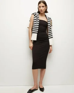 Cressida Strapless Dress in Black