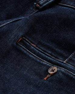 Crosbie Wide-Leg Jeans in Indigo Denim