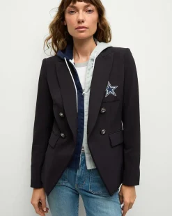 Dallas Cowboys Dickey Jacket in Navy/Silver