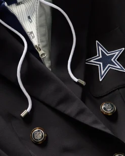 Dallas Cowboys Dickey Jacket in Navy/Silver