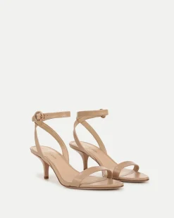 Darcelle Leather Sandal in Bisque