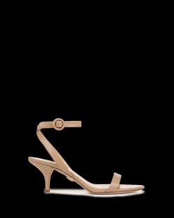 Darcelle Leather Sandal in Bisque