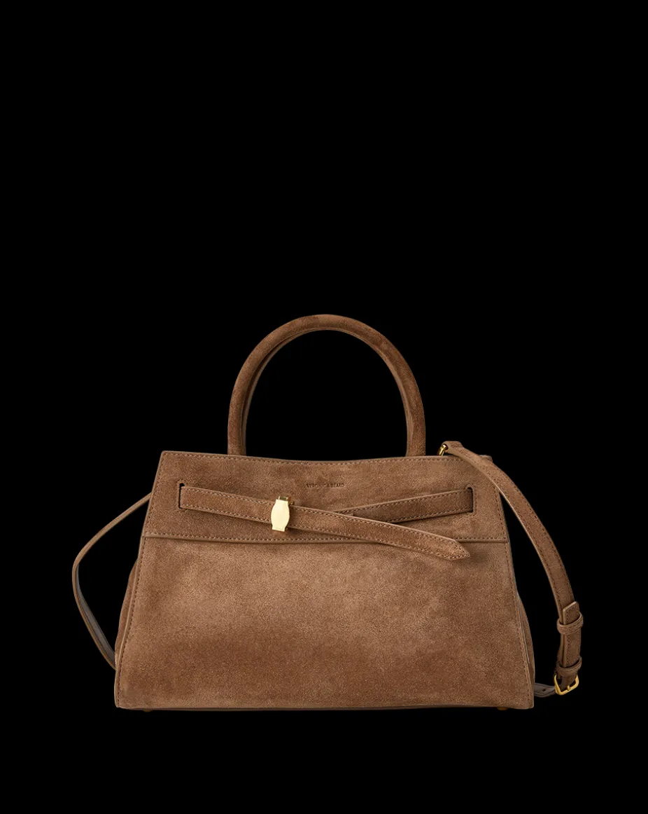 Dash Suede Bag in Bark
