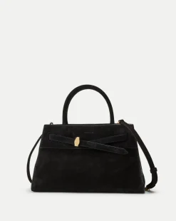 Dash Suede Bag in Black