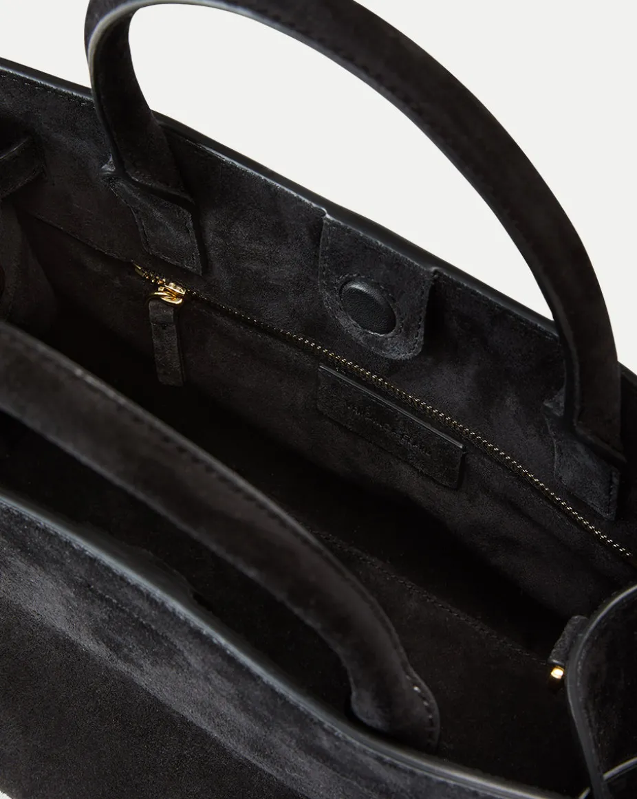 Dash Suede Bag in Black