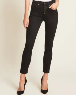 Debbie Ankle Crop Skinny Jean in Onyx