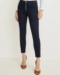 Debbie Ankle-Crop Skinny Jean in Indigo