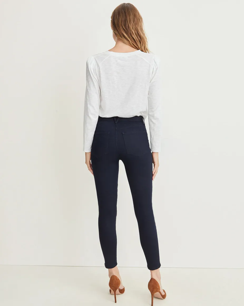 Debbie Ankle-Crop Skinny Jean in Indigo
